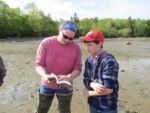 Going over the plans Bucksport students at Sears Island Maine